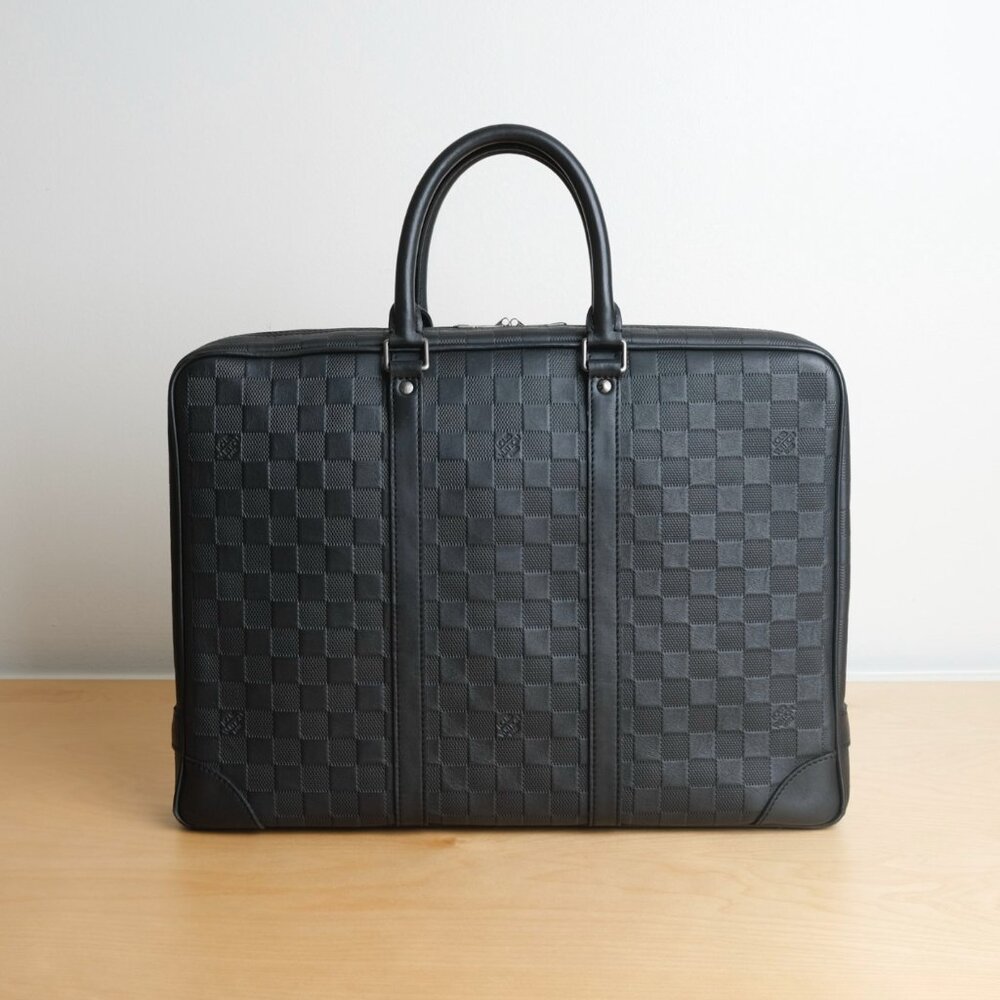 Louis Vuitton Damier Infini Porte-Documents Voyage Briefcase Black